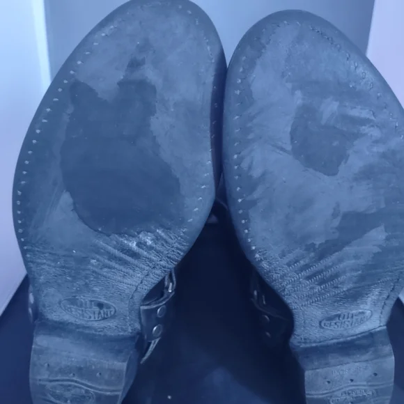 Black Leather Boots - Picture 7 of 9